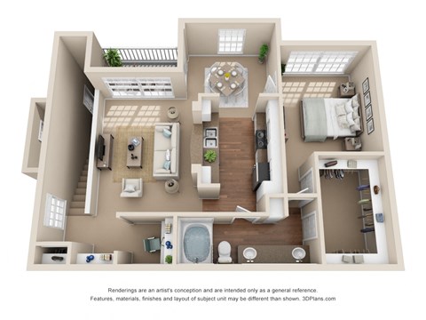 Hickory 1bed 1bath 987sqft at Stone Oak @ Parmer, Texas, 78727